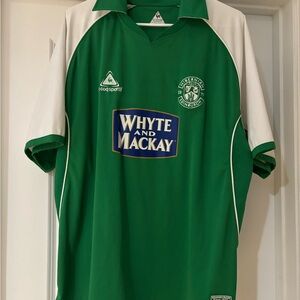Hibernian FC Le Coq Sportif Vintage Soccer Football Jersey Shirt Large